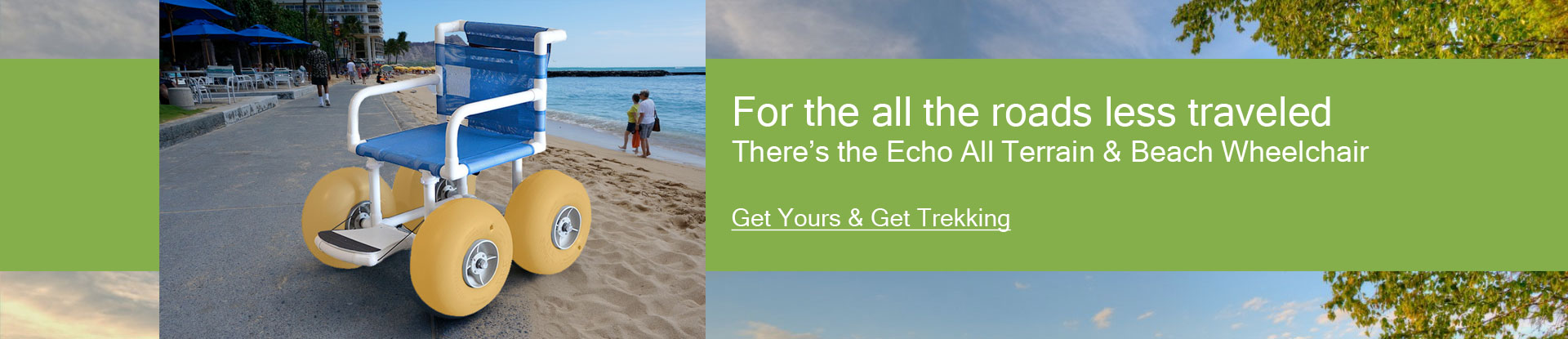 Echo All Terrain & Beach Wheelchair