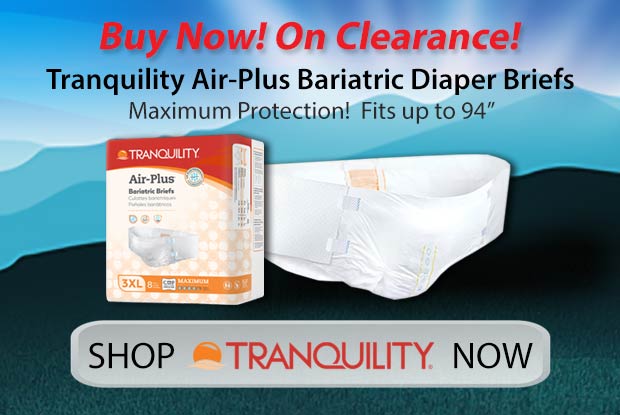 Super Sale for Tranquility ATN Bariatric Briefs Size 3XL